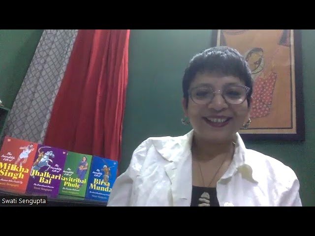 Still from Swati Sengupta’s interview with Kahani Takbak